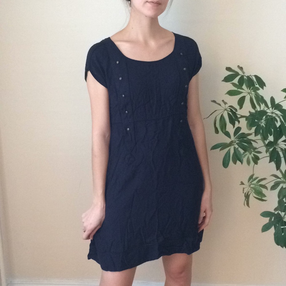 Urban Outfitters Silence+Noise Navy Captain Dress